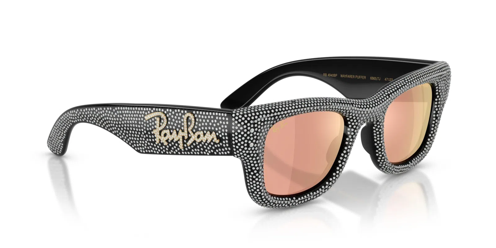 Ray-Ban Wayfarer Puffer 4940BP Sunglasses - Black - view 10